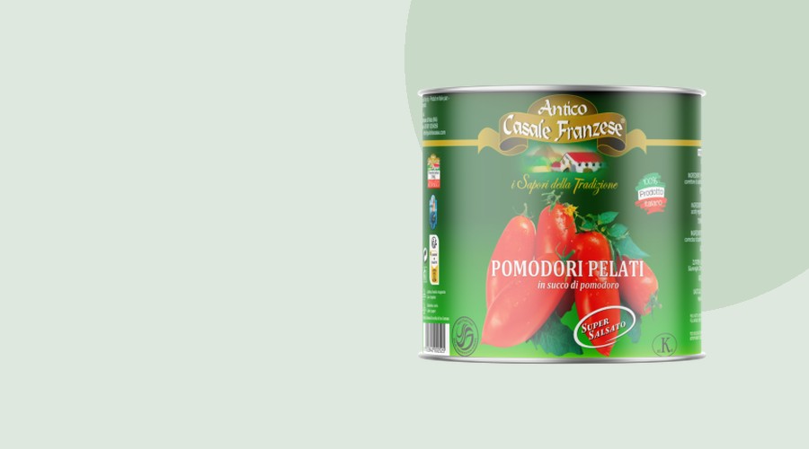 Giulio Franzese peeled tomato can